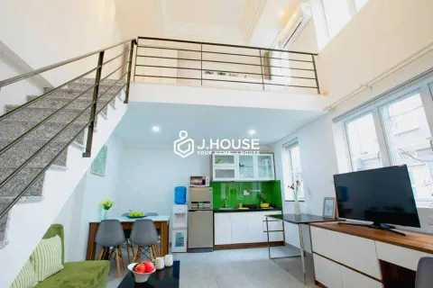 Căn Hộ Duplex 1PN Rộng, Bồn Tắm tại CBFV Apartment, Quận 1