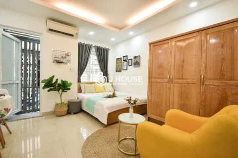 Căn Hộ Studio Tầng Trệt, Máy Giặt Riêng, Giá Rẻ, Trung Tâm Q1