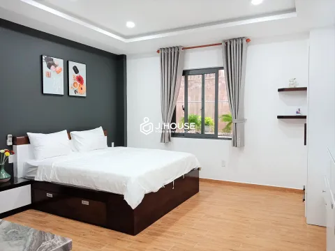 Fully furnished studio with big windows in Tan Binh District