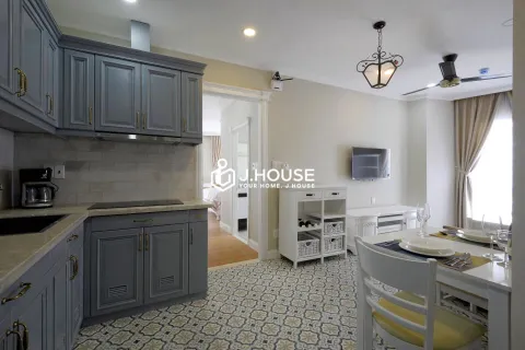 Cho Thuê Căn Hộ 1PN Căn Góc, View Đẹp - Rose 2 Apartment Thảo Điền