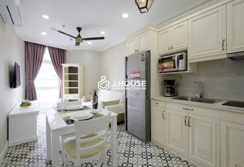 Cozy 1BR Apartment for Rent in Rose 2 Serviced Apartment Thao Dien