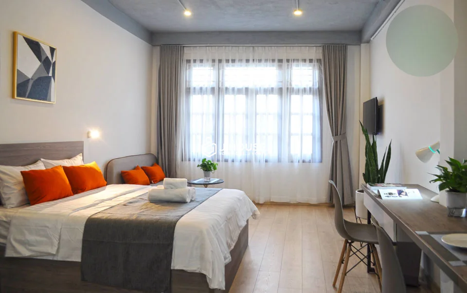 Japanese style studio apart for rent with bathtub in Dist. 4