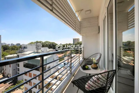 Spacious 2-BR Apartment with Balcony at Saigon Apartments District 3