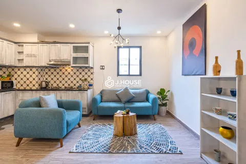 Rooftop 2-BR Apartment with Private Terrace at PIS Apartment Da Kao D1