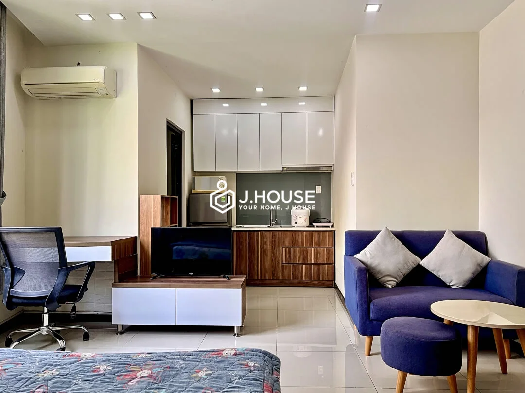 Cho thuê căn hộ full nội thất giá rẻ tại Nga House, Bình Thạnh