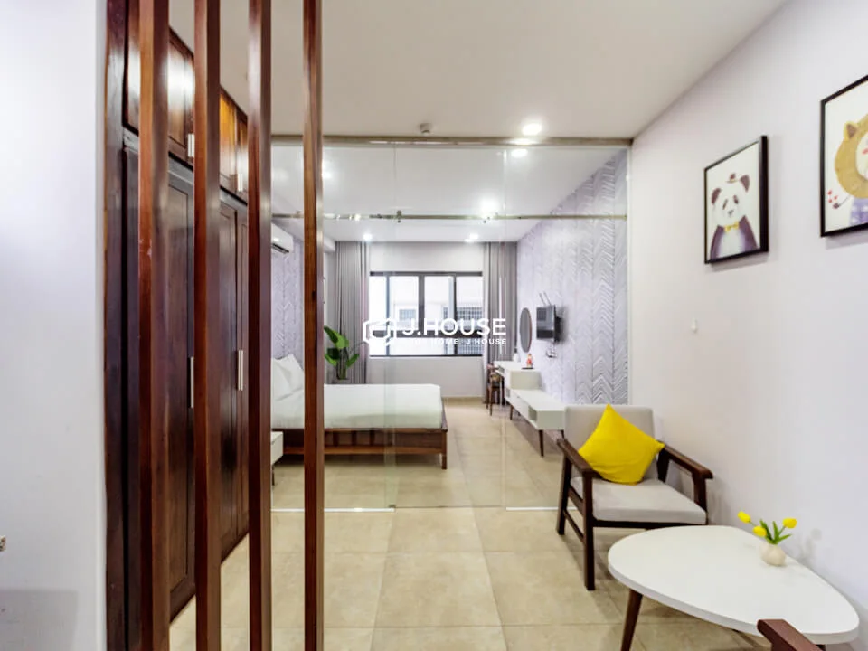 Căn Hộ Studio Vách Kính, Gần Sân Bay tại Lam Son Apartment Tân Bình