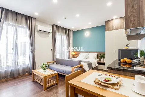 Cho thuê căn hộ dịch vụ Studio cạnh kênh tại 2K HOME, Bình Thạnh