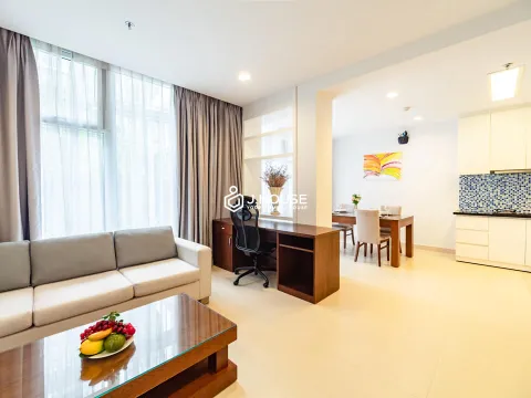 Two bedroom apartment for rent in Glenwood Residence Thao Dien
