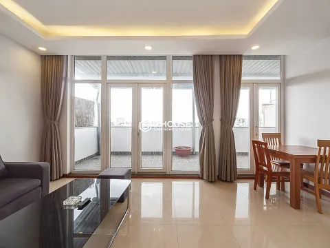 1BR Apartment with Terrace for Rent at Nguyen Trong Loi Apartment