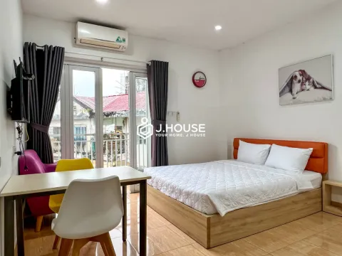 Modern Studio Apartment with Balcony near Canal at Cactus Building D1