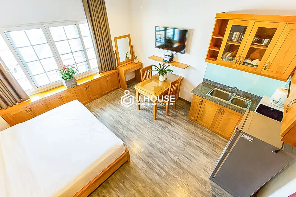 Affordable Apartment with Window for Rent at Cat Tien Apartment D3