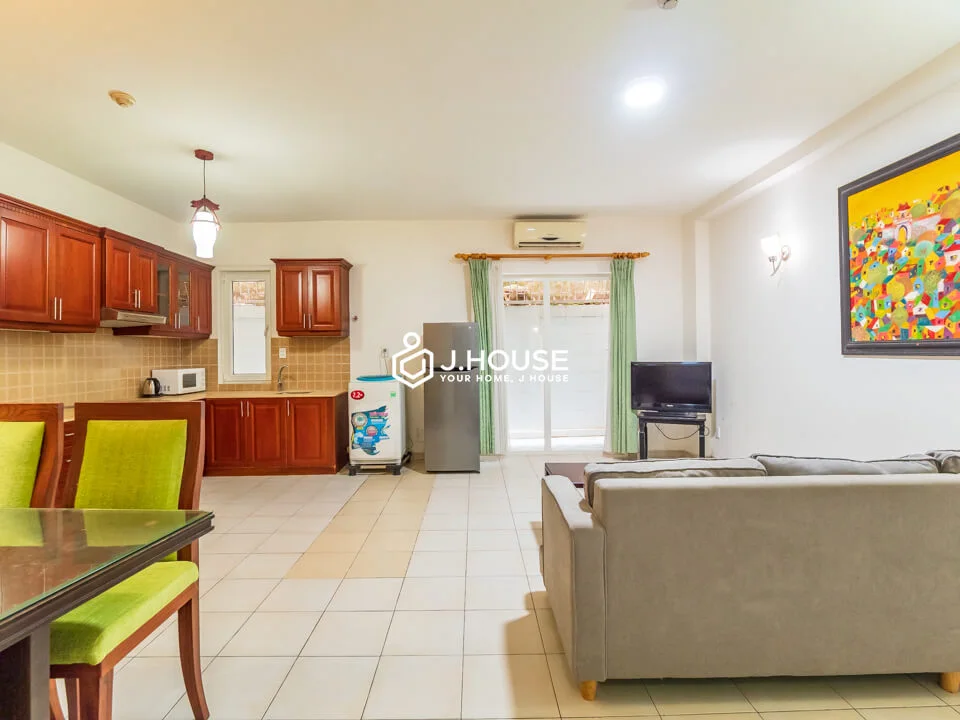 Duplex serviced apartment for rent on Nguyen Van Huong st., D2