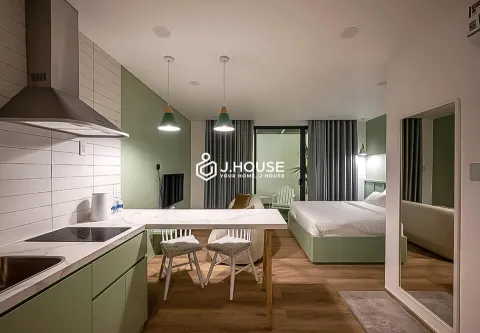 Scandinavian Studio Apartment for Rent at H Maison Tan Binh District