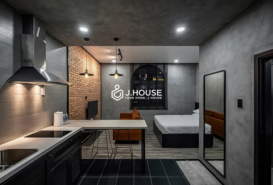 Minimalist Studio Apartment for Rent at H Maison, Tan Binh District