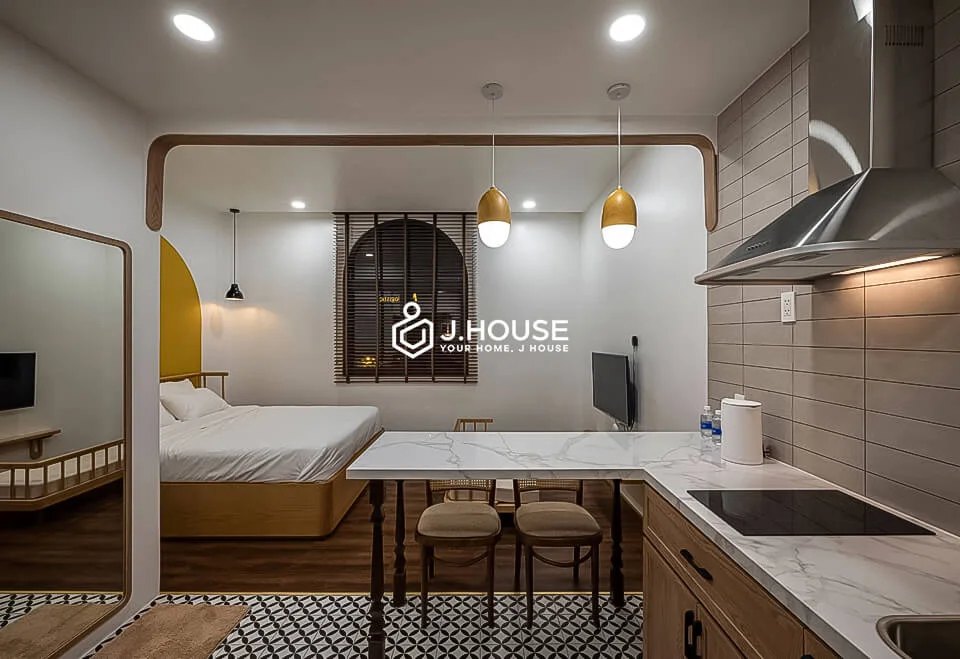 Indochine Studio Apartment for Rent at H Maison, Tan Binh District