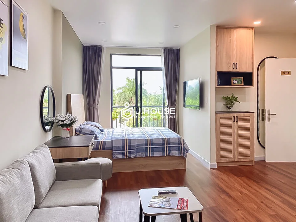 Căn hộ Studio Aster Thảo Điền - Ban công, Tiện nghi, giá tốt