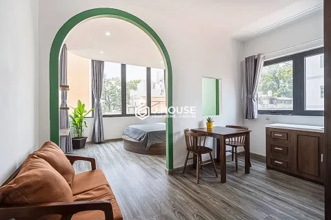 Căn Hộ Studio Căn Góc, Mái Vòm tại Jan Central Building Q3