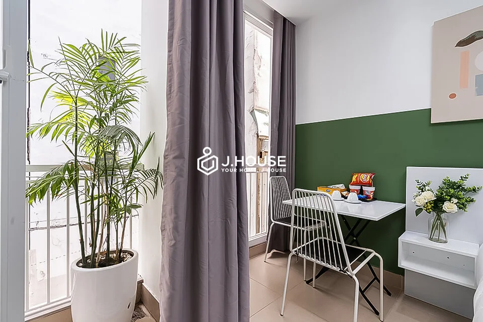 Nice Apartment with Balcony for Rent at Minh Ha Apartment D3