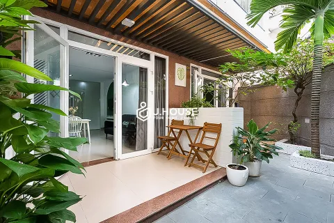 Ground Floor Apartment with Private Yard at Minh Ha Apartment D3