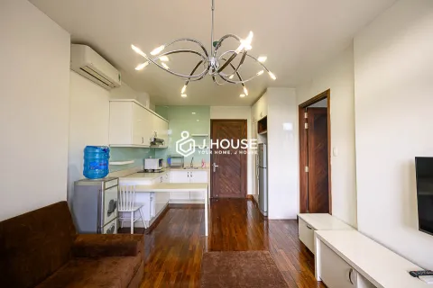 1-BR Apartment with Pool & Canal View at Truong Sa Riverside