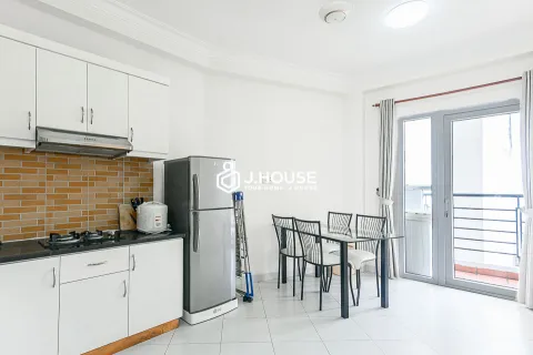 1BR Apartment with Balcony & Washer at May Apartment, Binh Thanh
