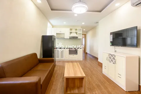 Căn hộ góc 1 phòng ngủ rộng rãi view sông Sài Gòn tại Thảo Điền