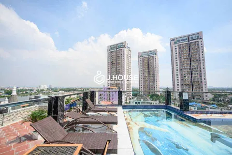 Affordable one bedroom apartment with swimming pool in Thao Dien