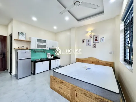 Studio Apartment with Balcony for Rent at DKA Home Truong Son, Tan Binh