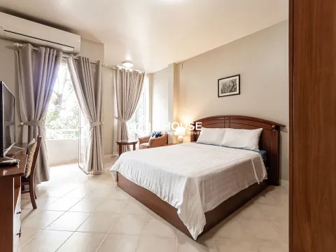 1BR Apartment with Balcony for Rent at An Loc Apartment District 3