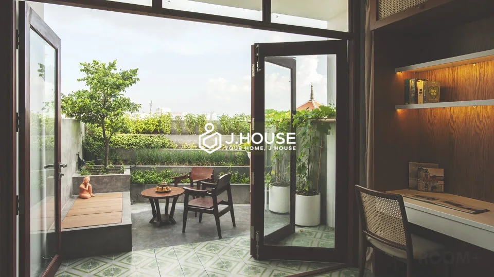 Saigonese Terrace Apartment with Private Rooftop at Room+ Cities & Gardens