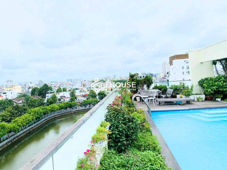 Căn Hộ 2PN View Kênh, Hồ Bơi, Gần Sân Bay tại Trường Sa Riverside