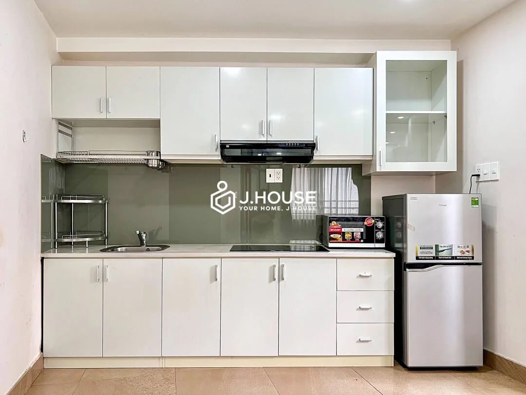 1-BR Apartment with Balcony & Washer at PVC Apartment, Binh Thanh