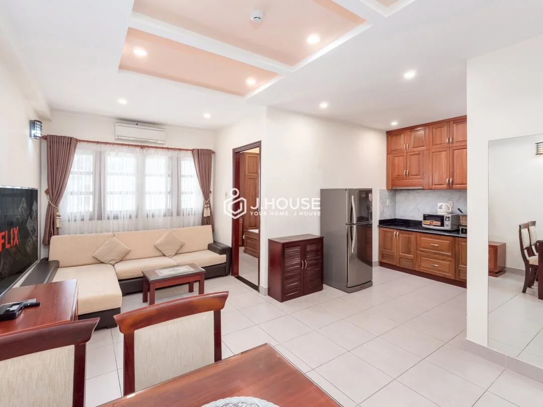Cozy 1-Bedroom Apartment for Rent at An Phu Apartment Ben Nghe D1