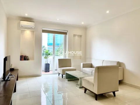 2 bedroom serviced apartment with 2 balconies in Thao Dien, D2