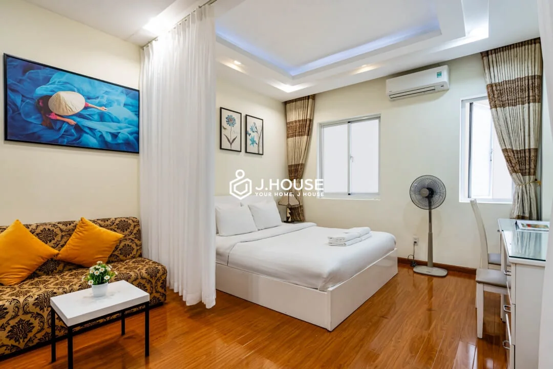 Căn Hộ 1PN Đầy Đủ Nội Thất, Bồn Tắm, Khu Phố Nhật Q1 - We Home TVL