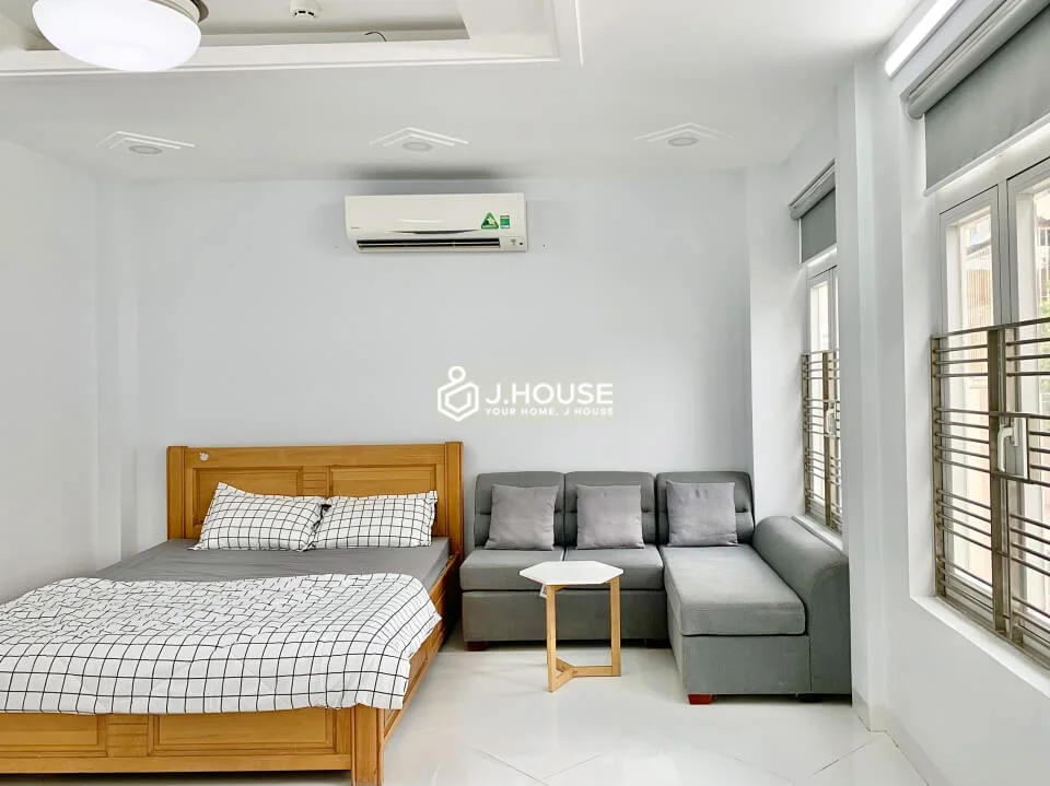 Studio Apartment with Balcony & Washer at DKA Balance Ben Thanh D1