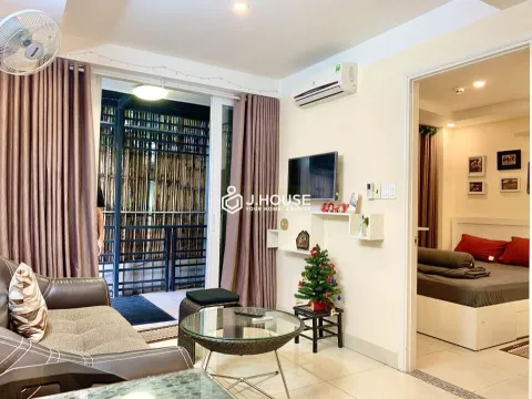 1BR Apartment with Balcony for Rent at The Orchid, Binh Thanh