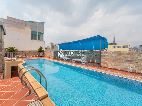 Apartment with gym and rooftop pool in Thao Dien, District 2