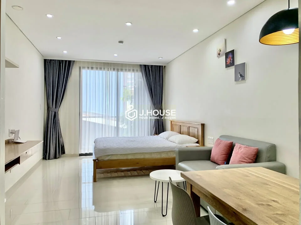 Studio Apt with Balcony & Washer at Khouse Serviced Apartment D1 (202)