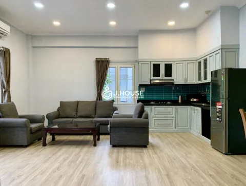 2 bedroom apartment with long balcony and pool in Thao Dien, D2