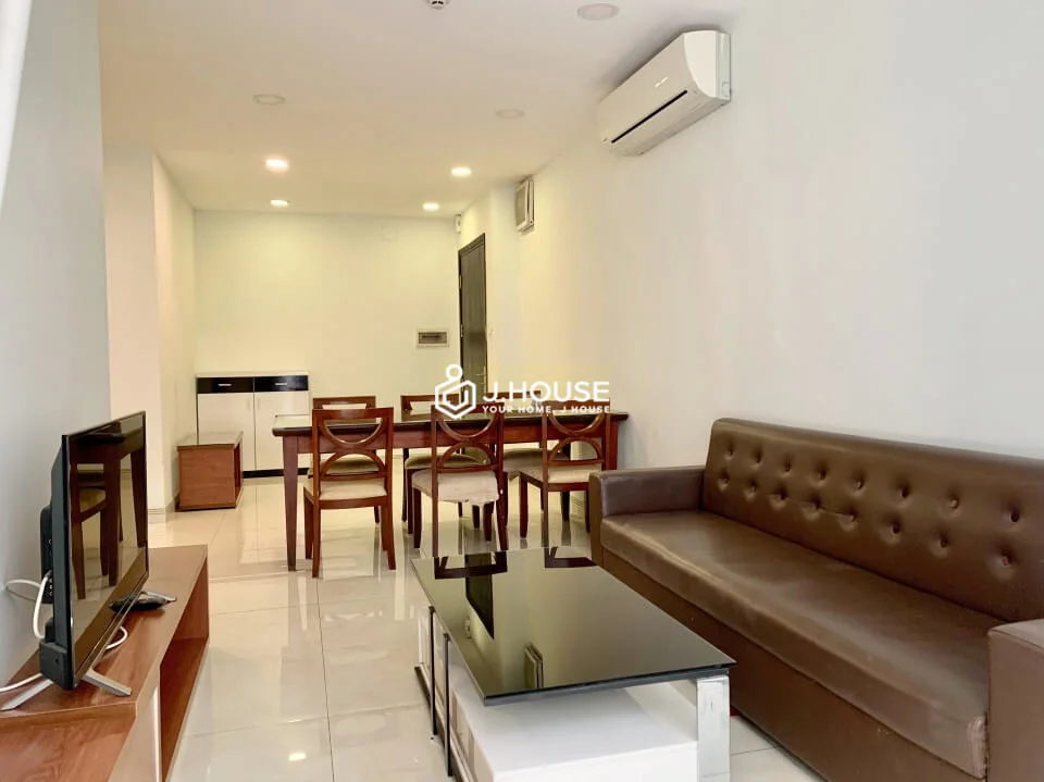 Rent 2-BR Apartment has backyard, rooftop pool in Thao Dien