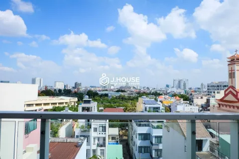 Căn Hộ Rooftop 1PN Ban Công Lớn, Bồn Tắm, View Đẹp, Trung Tâm Q1