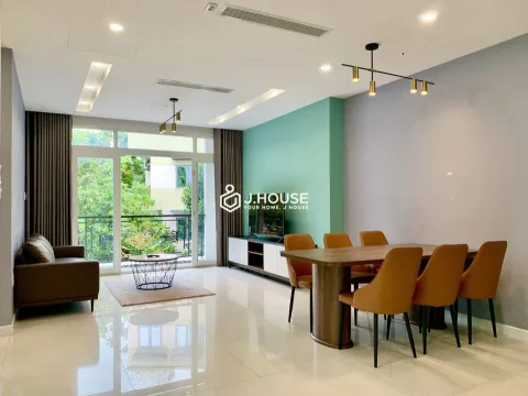 Elegant 2-bedroom apartment with pool, gym and sauna in Thao Dien