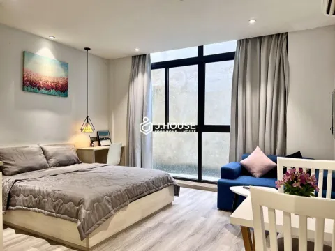 Cho thuê căn hộ dịch vụ Studio full nội thất - Lucky Resident, Bình Thạnh