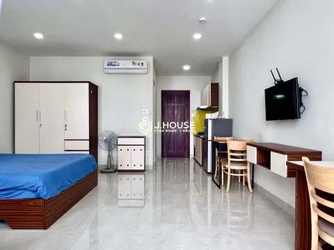 Studio Apartment with Balcony for Rent in Tan Binh District - HomeCP