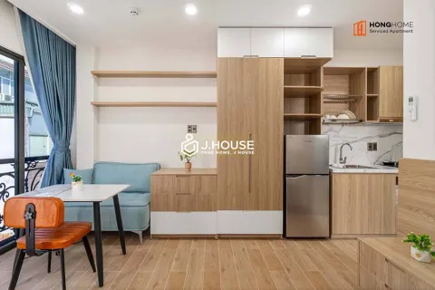 Căn hộ Studio có ban công Type 3 - HongHome NCV, Bình Thạnh