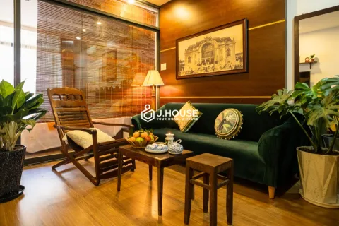 Indochine 1-BR Apt (Floor 2) with Balcony at Elise Apartments D1