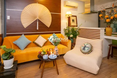 Căn Hộ 1PN Tầng 3, Indochine Style, Ban Công, Gần Chợ Bến Thành