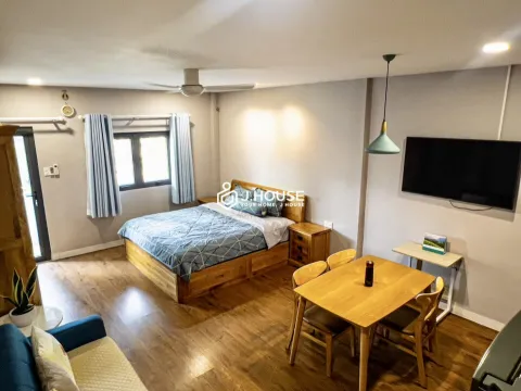 Top Floor Studio with Private Rooftop & Canal View at Ha House D1