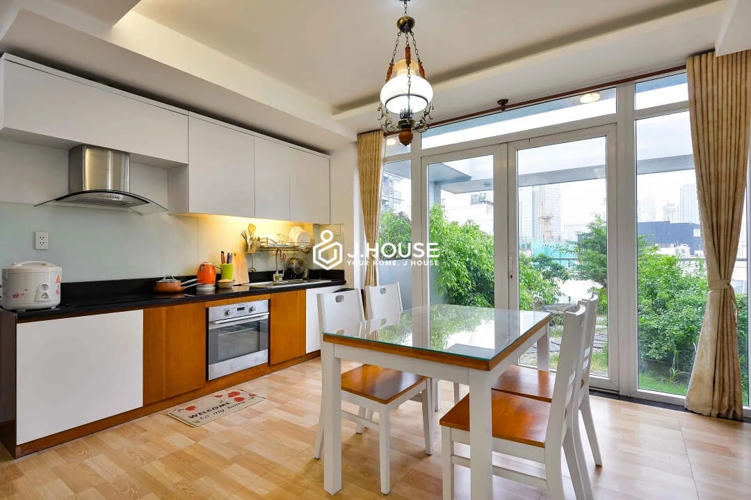 Mini Penthouse 1-BR Apartment with Terrace at Ky Con Apartment D1